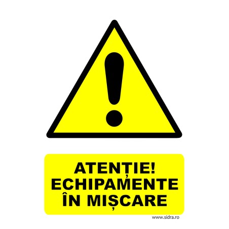 Indicator Echipamente in miscare
