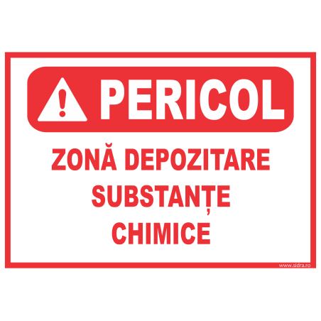 Indicator Zona depozitare substante chimice