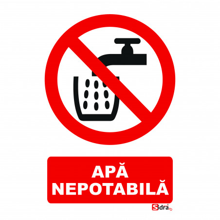 Indicator apa nepotabila