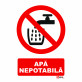 Indicator apa nepotabila