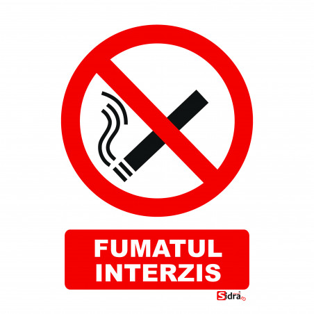 Indicator Fumatul interzis