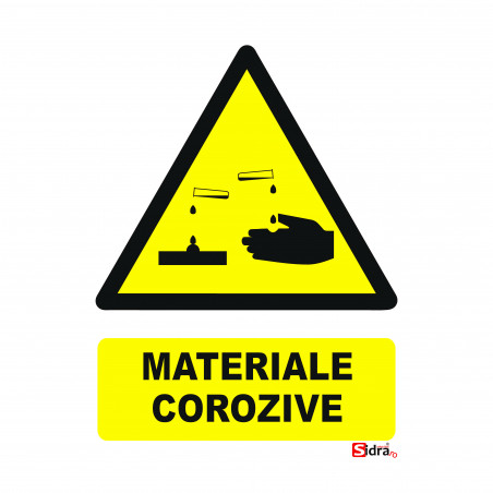 Indicator Materiale corozive