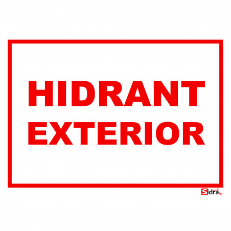 Indicator Hidrant exterior