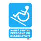 Indicator Rampa pentru persoane cu dizabilitati
