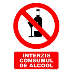 Indicator Interzis consumul de alcool