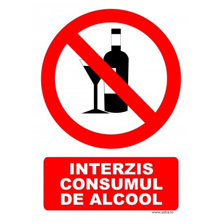 Indicator Interzis consumul de alcool
