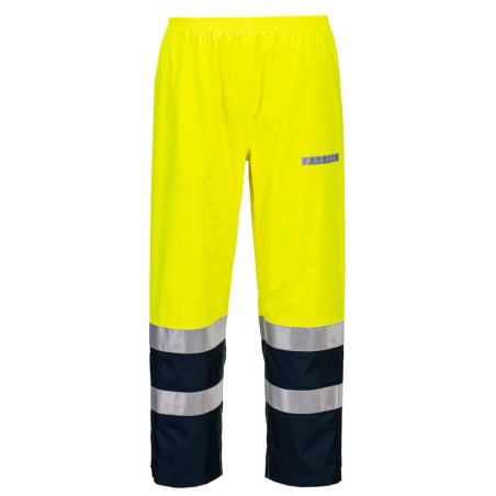 Pantaloni de ploaie ignifugi Bizflame Light Arc HV, Portwest