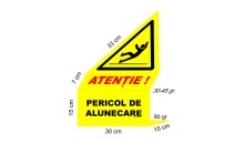 Indicator Pericol de alunecare, PVC 5mm