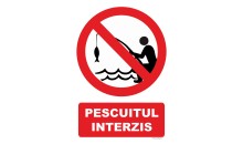 Indicator Pescuitul interzis