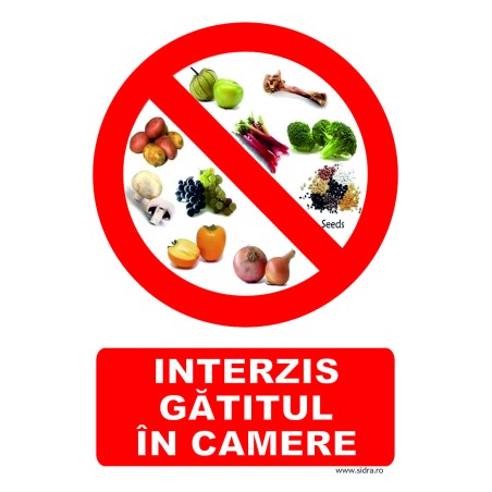 Indicator Interzis gatitul in camere