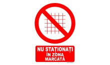 Indicator Nu stationati in zona marcata