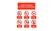 Indicator Opriti motorul in timpul alimentarii