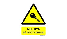Indicator Nu uita sa scoti cheia