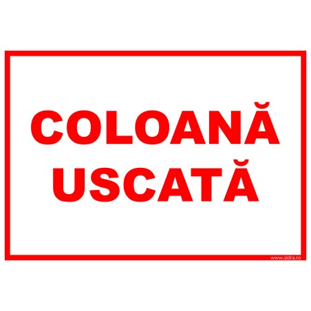 Indicator Coloana uscata