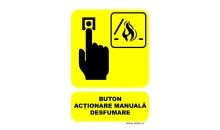 Indicator Buton actionare manuala desfumare