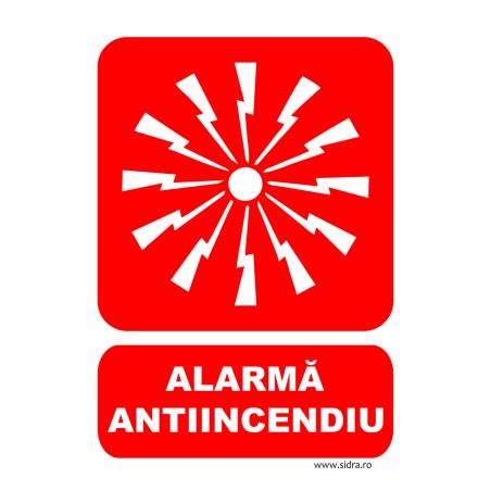 Indicator Alarma antiincendiu