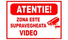 Indicator Zona supravegheata video