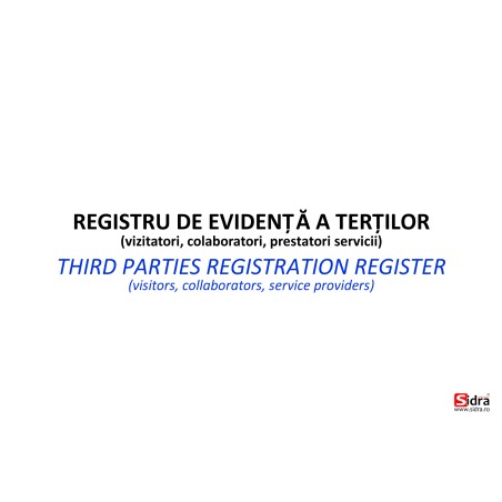 Registru de evidenta a tertilor