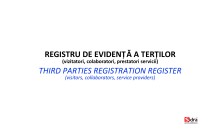 Registru de evidenta a tertilor